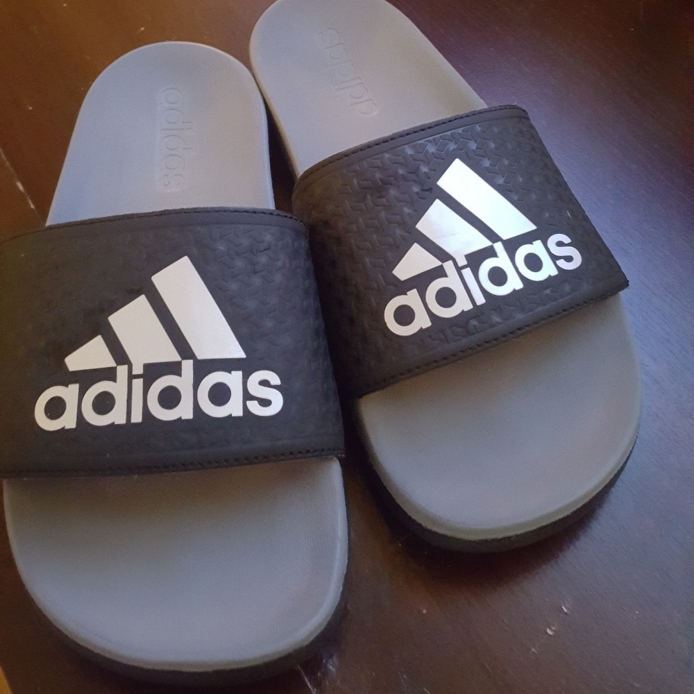 Adidas plus slides.